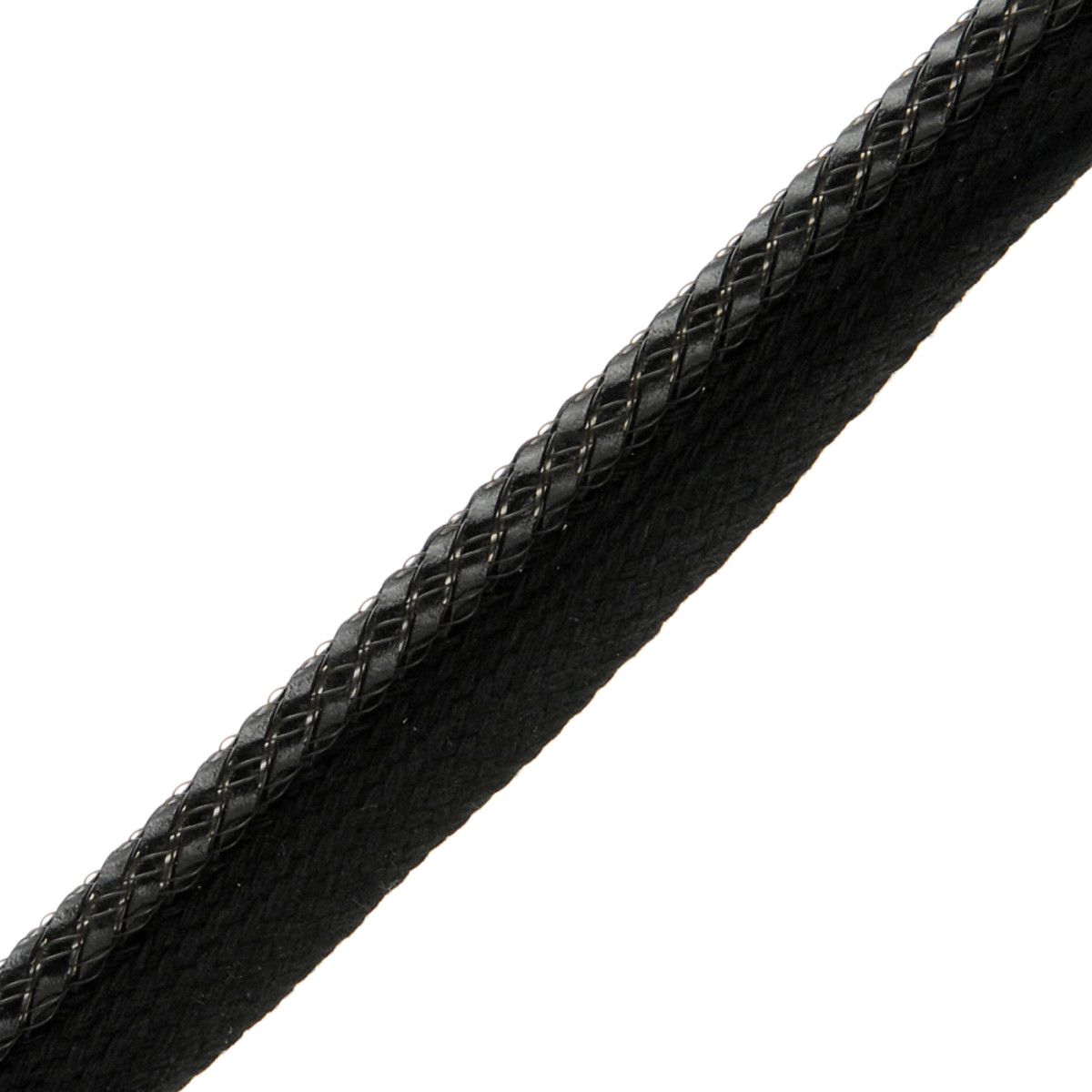 Braided Leather Cord Dual Color Orange + Black 20 Meter – Unnati Creations