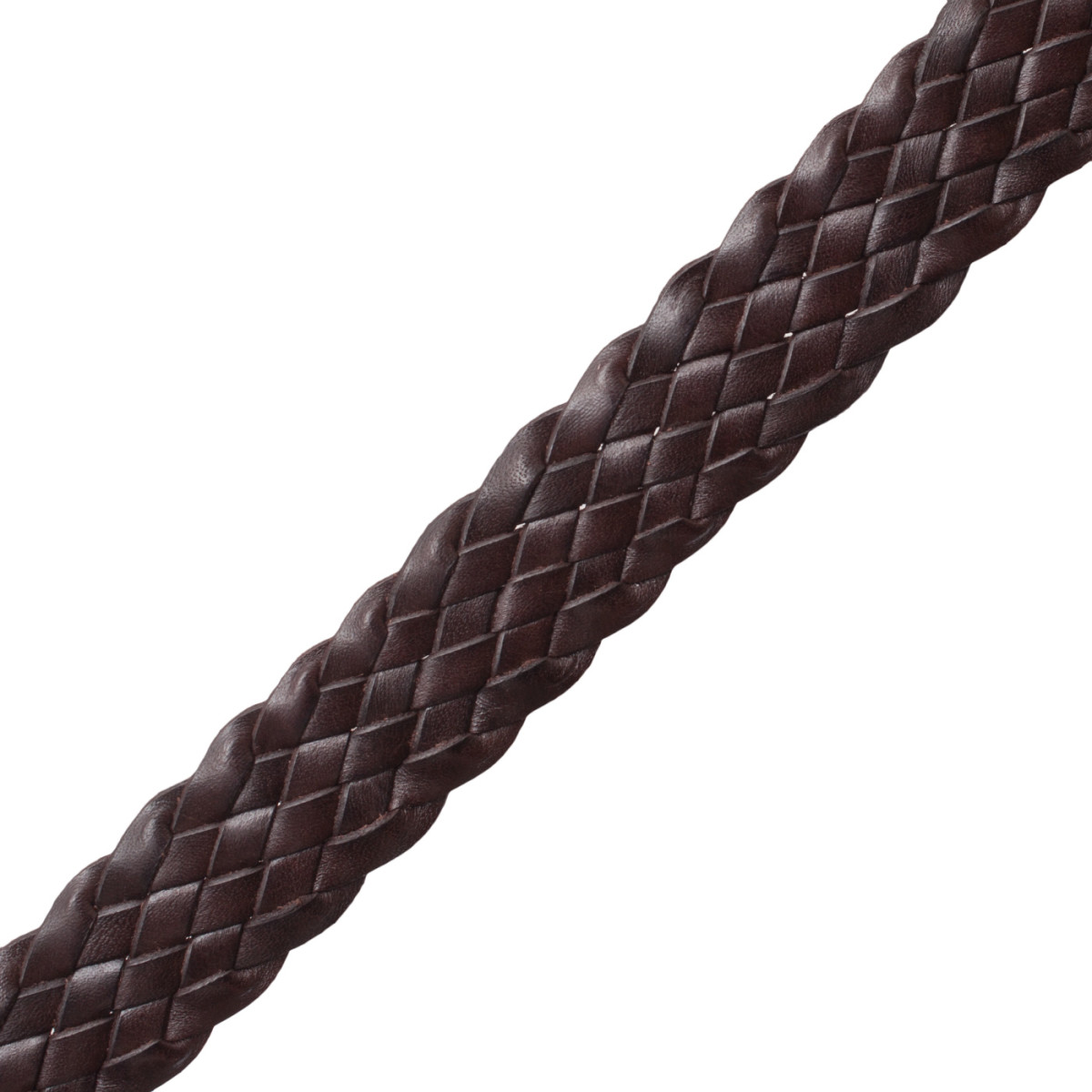 1 WOVEN LEATHER BRAID - ESPRESSO - Samuel and Sons