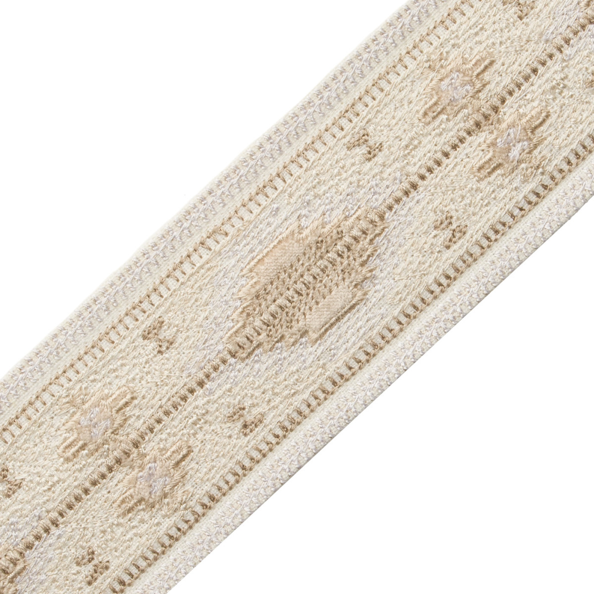 SEDONA EMBROIDERED BORDER - WHITE SANDS - Samuel and Sons