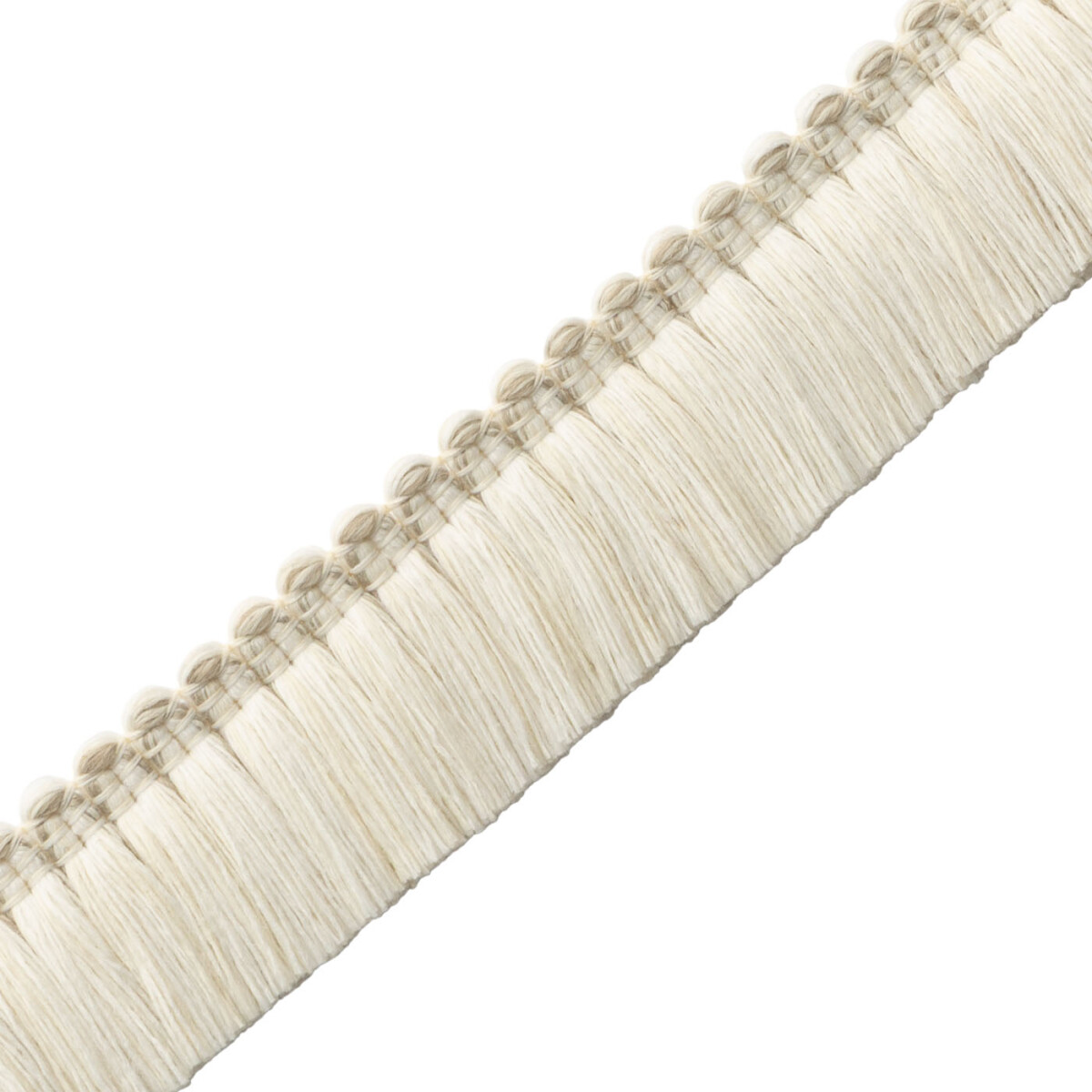 WESTPORT BRUSH FRINGE - PARCHMENT - Samuel and Sons