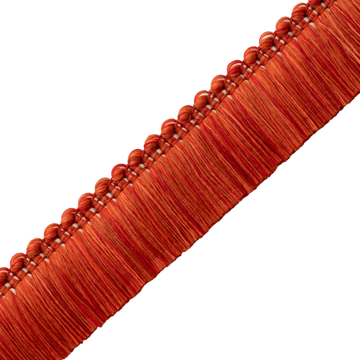 WESTPORT BRUSH FRINGE - RED CORAL - Samuel and Sons