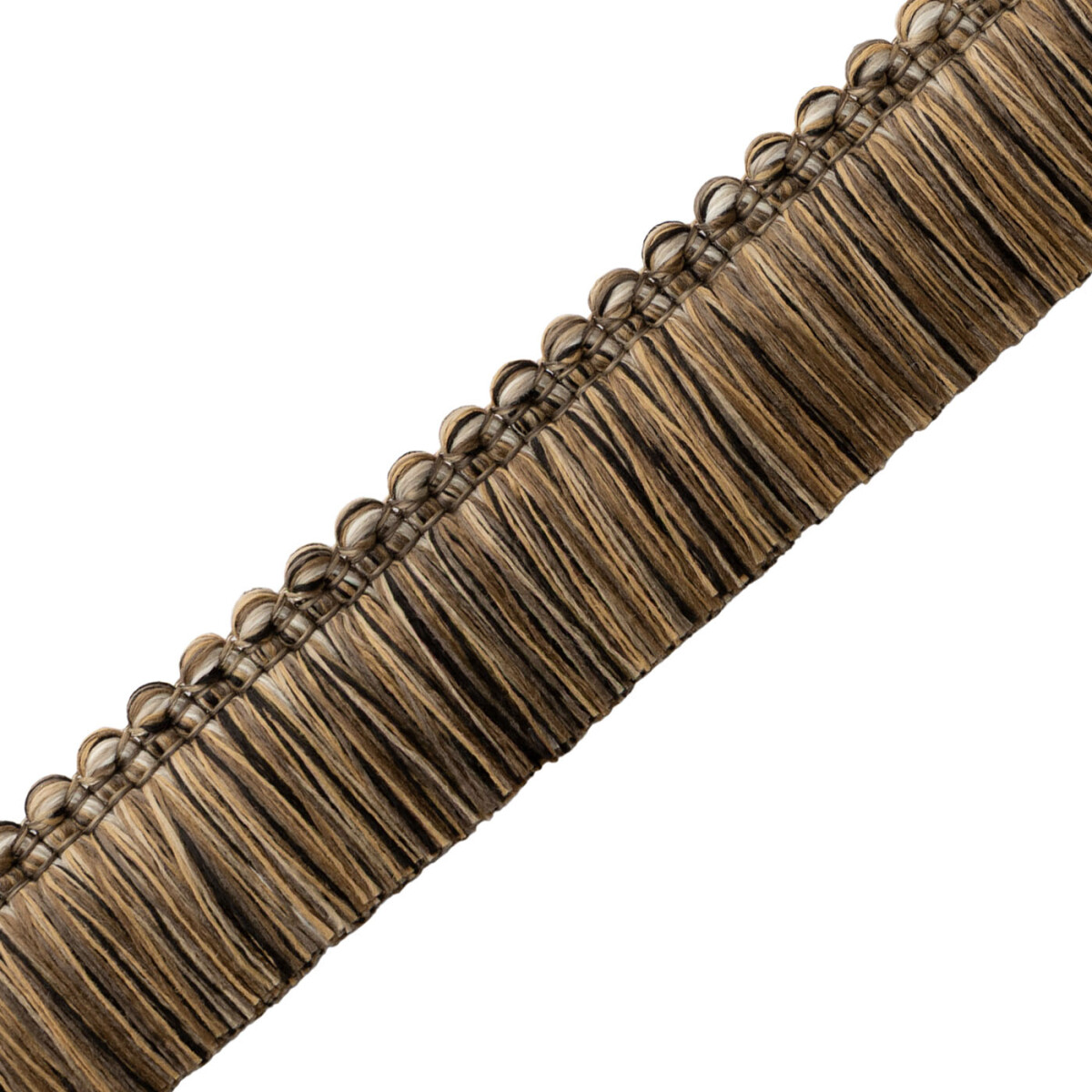 WESTPORT BRUSH FRINGE - FLINT - Samuel and Sons