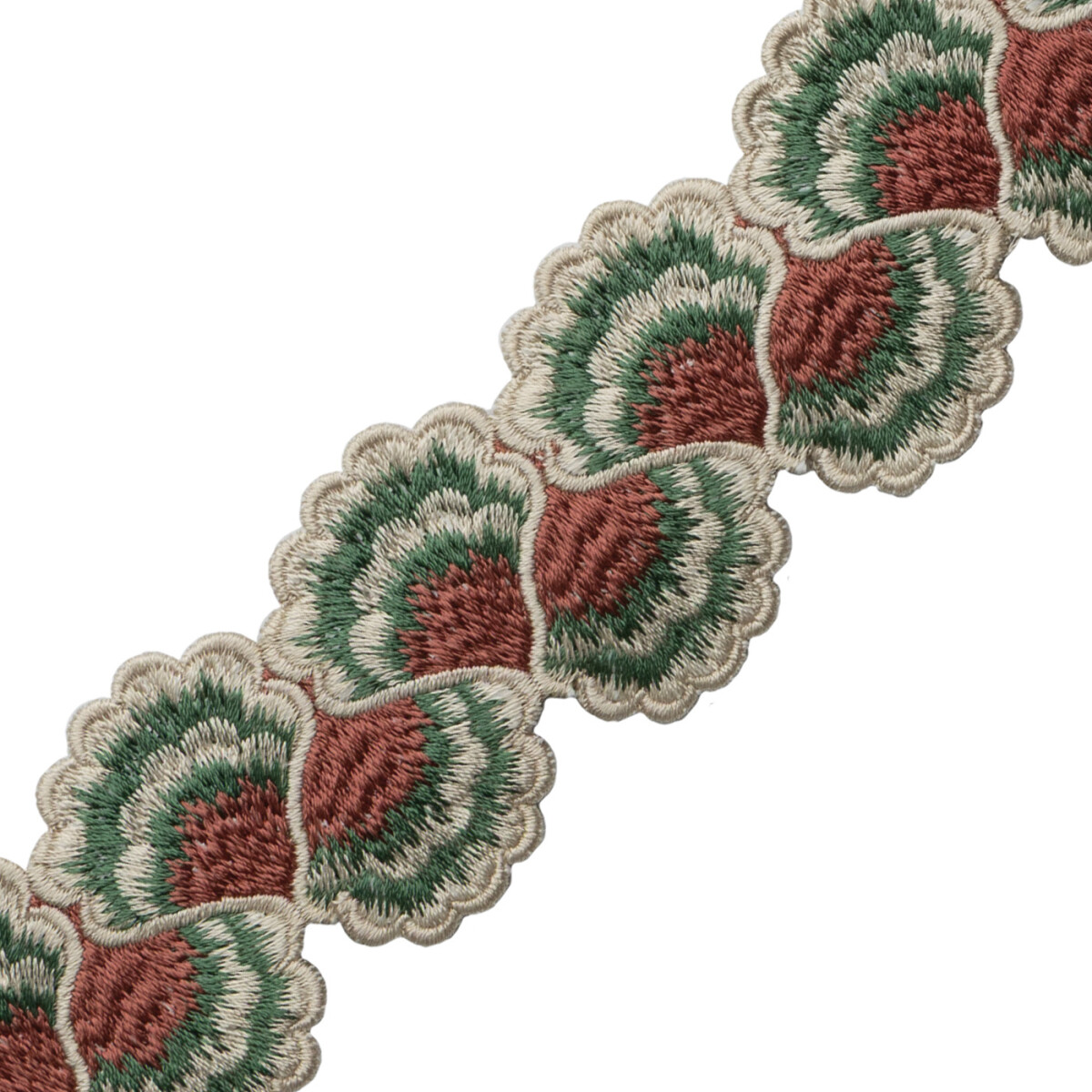 Bordersページ ROMAUNT EMBROIDERED BORDER - REVERIE TERRA - Samuel and Sons