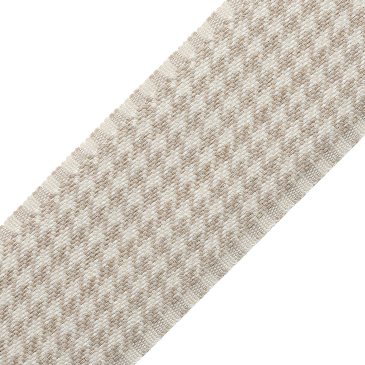 ASHTON HOUNDSTOOTH BORDER - LAMBSWOOL - Samuel and Sons