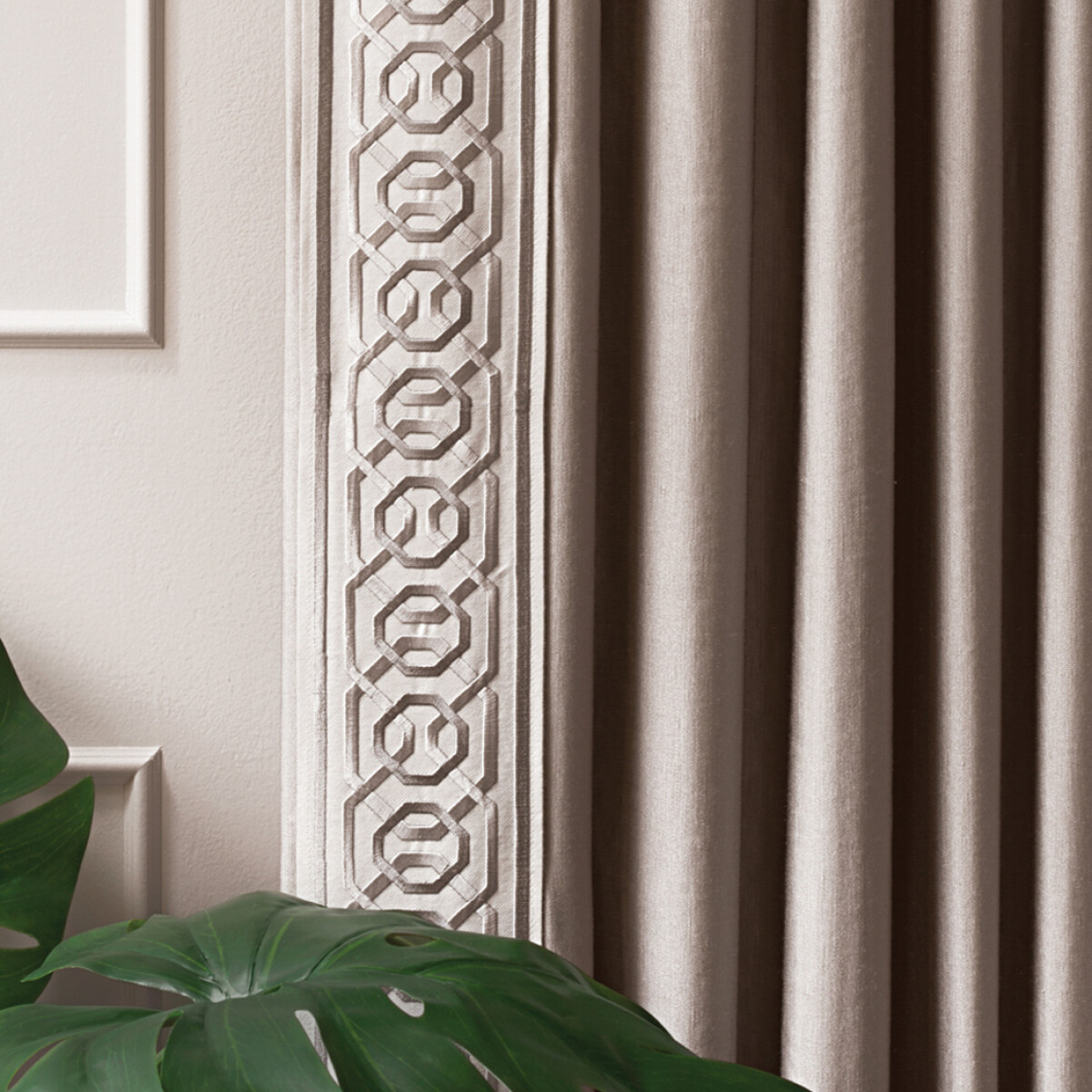 ODORI EMBROIDERED BORDER - SALT - Samuel and Sons