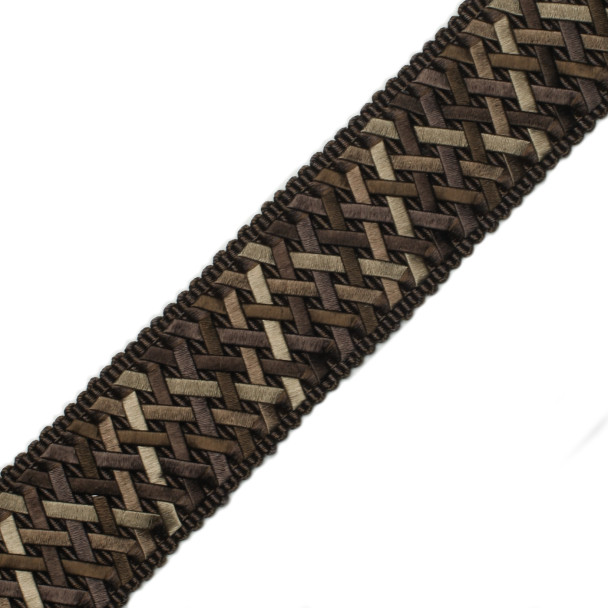BORDERS/TAPES - 1.4" NORMANDY HANDWOVEN BORDER - 05