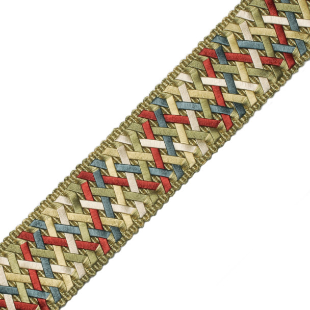 BORDERS/TAPES - 1.4" NORMANDY HANDWOVEN BORDER - 19