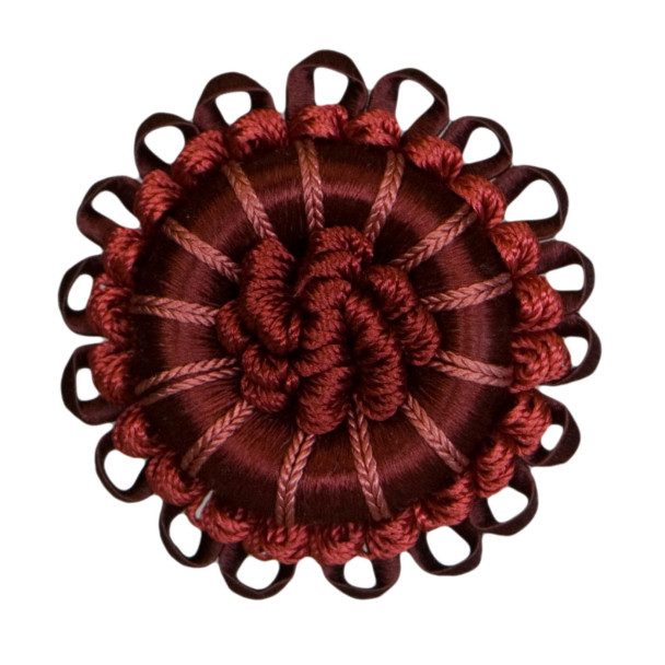 ROSETTES/TUFTS/FROGS - 2.5" NORMANDY SILK ROSETTE - 11