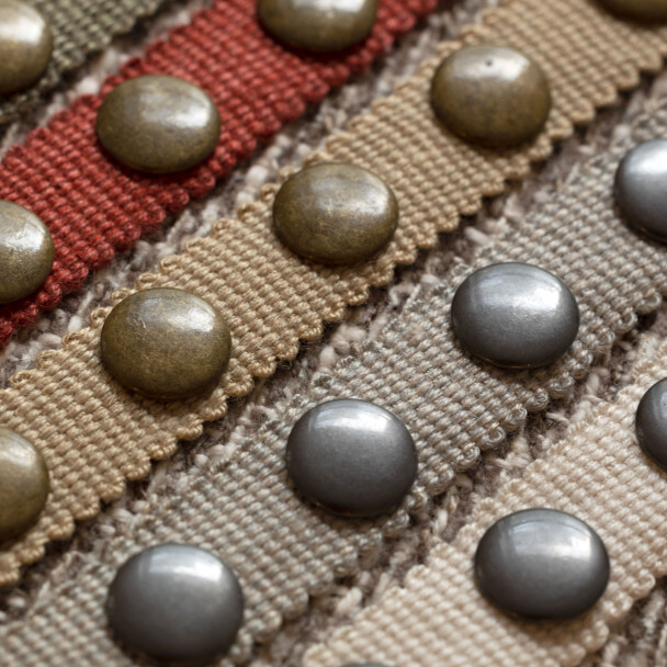 NOMA STUDDED GIMP - TERRA - Samuel and Sons