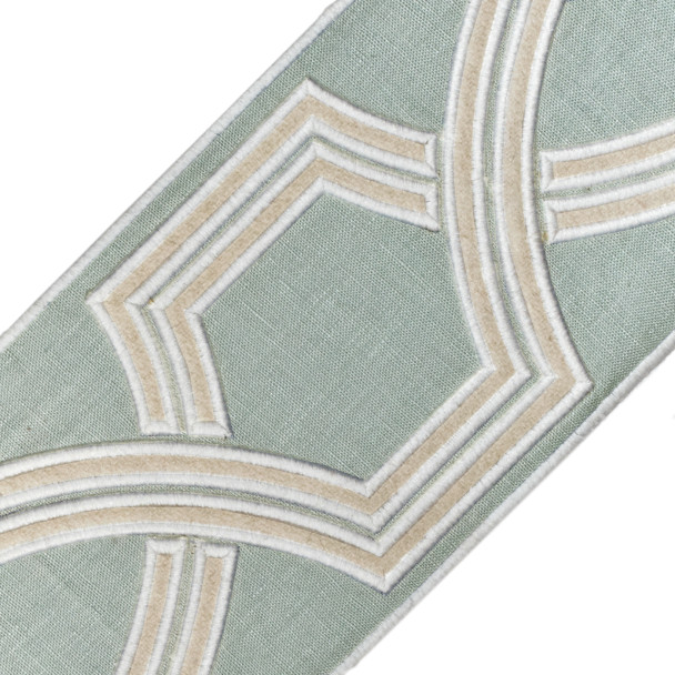 BORDERS/TAPES - 5" OGEE EMBROIDERED BORDER - 23