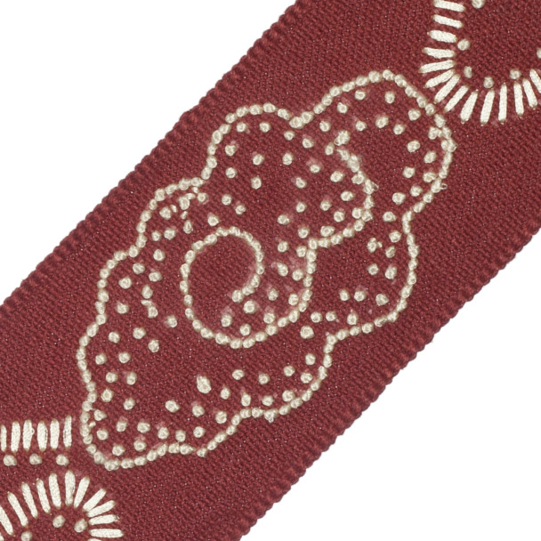 BORDERS/TAPES - CHINA CLOUD EMBROIDERED BORDER - 26