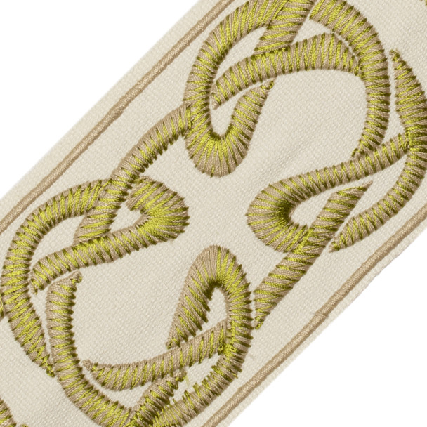 BORDERS/TAPES - SERPENTINE EMBROIDERED BORDER - 28