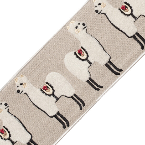 BORDERS/TAPES - LINEN LLAMA BORDER - 01