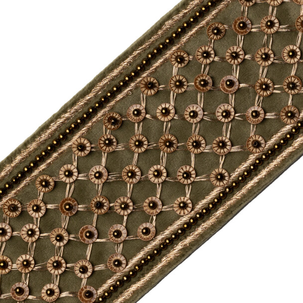 BORDERS/TAPES - TRELLIS BEADED BORDER - 36