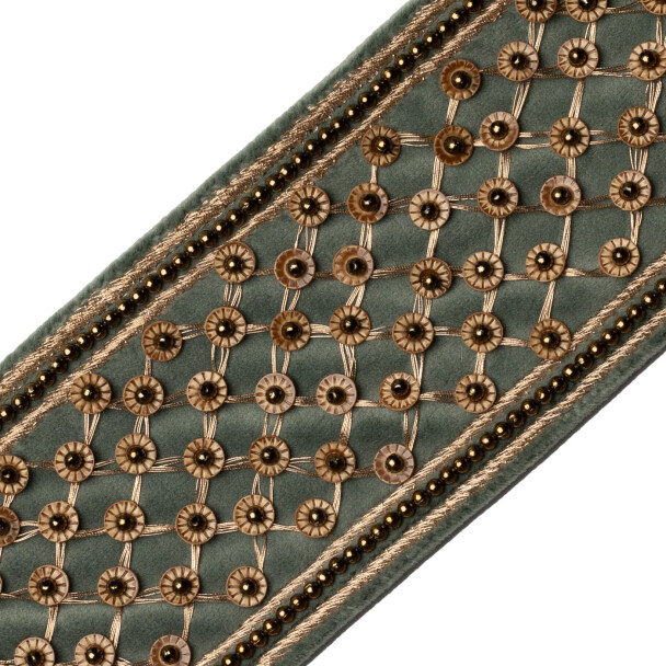 BORDERS/TAPES - TRELLIS BEADED BORDER - 40