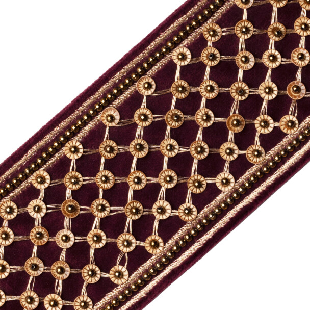 BORDERS/TAPES - TRELLIS BEADED BORDER - 51