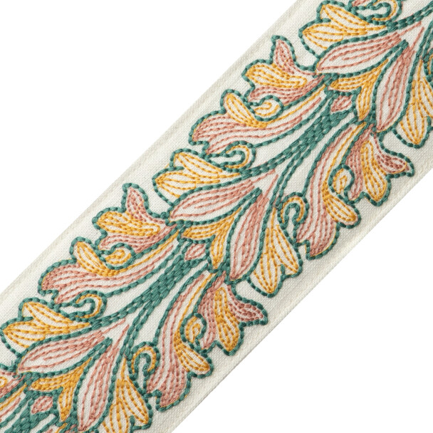 BORDERS/TAPES - FOGLI EMBROIDERED BORDER - 01