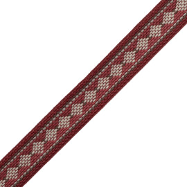 ASHTON DIAMOND BORDER - SAVILE NAVY - Samuel and Sons