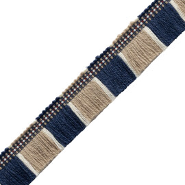 ASHTON BORDER - SAVILE NAVY - Samuel and Sons