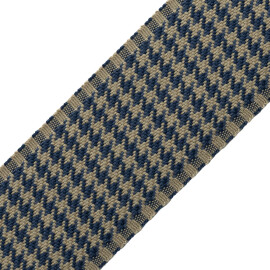 ASHTON BORDER - SAVILE NAVY - Samuel and Sons